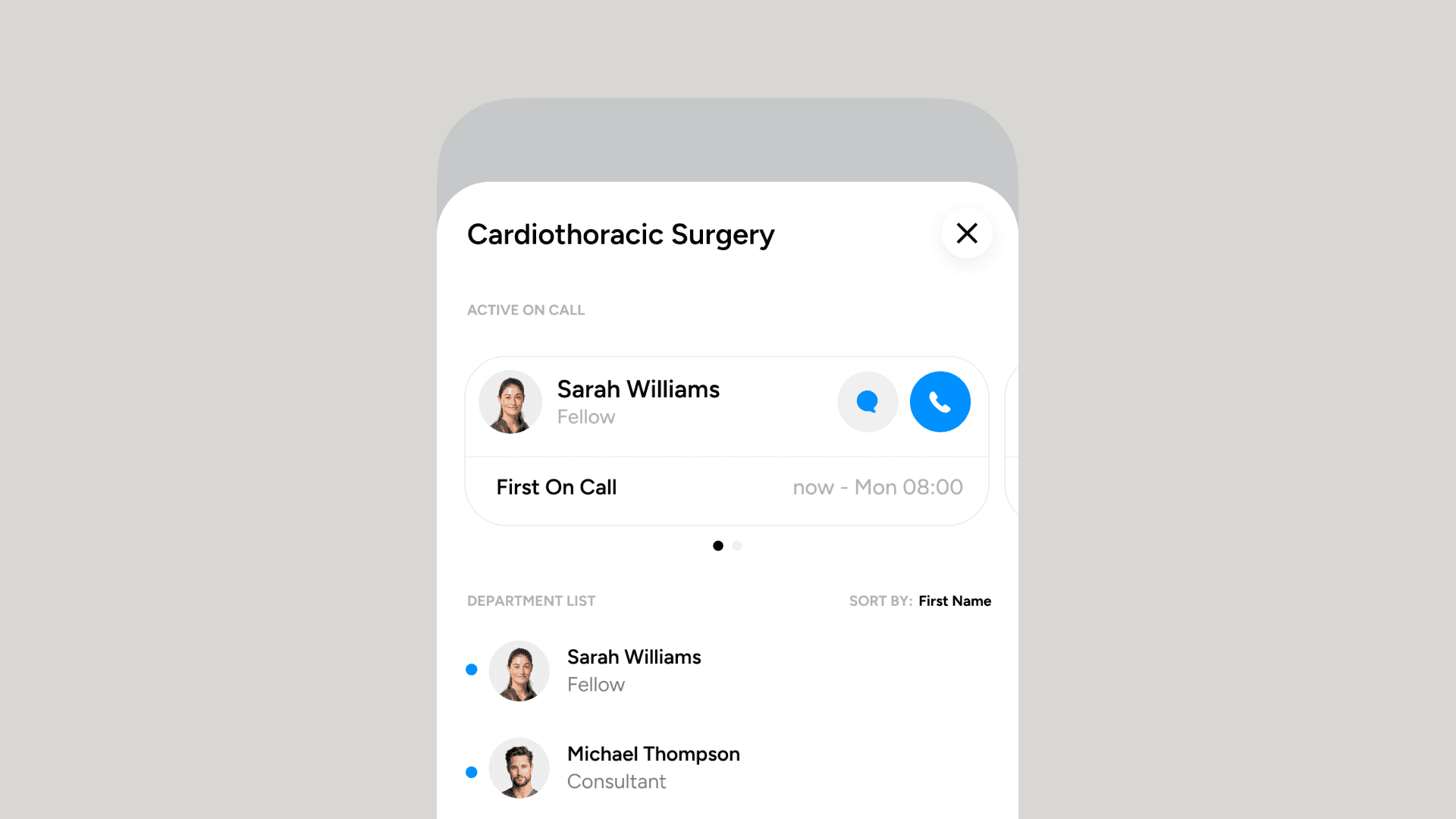 Reduce time to call in critical situations