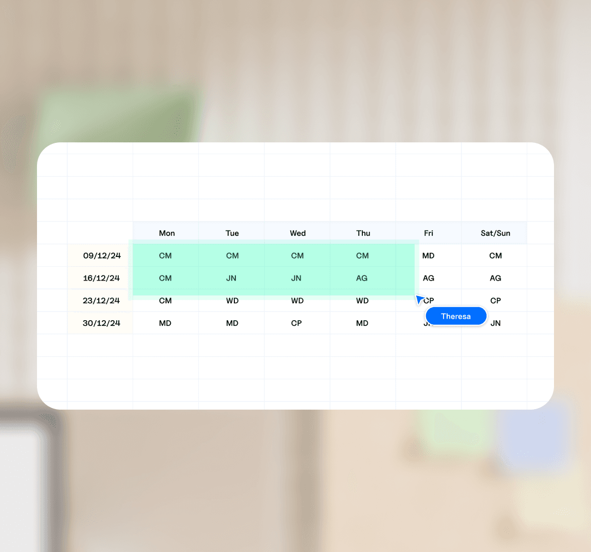 Image for Import rosters from pdf, Excel or csv files